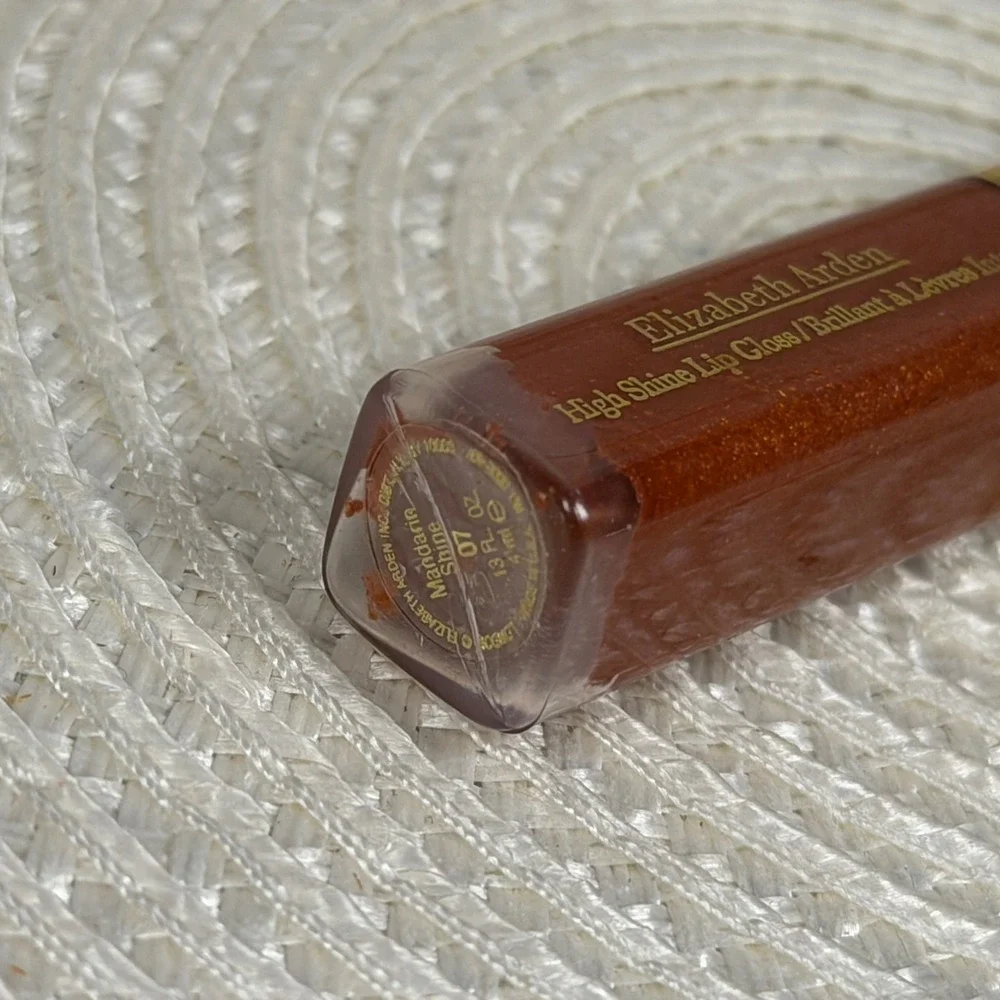 Elizabeth Arden High Shine Lip Gloss 07 Mandarin Shine Copper Bronze Shimmer 4ml